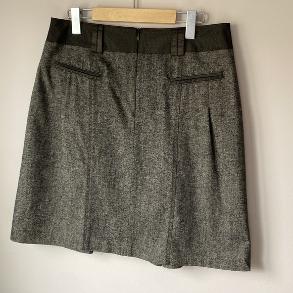 Apanage brown tweed skirt size 6 - Picture 5 of 10